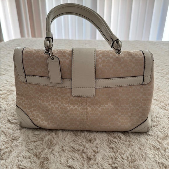 Coach Y2K Soho Handbag: Ivory Signature Jacquard - Picture 2 of 8